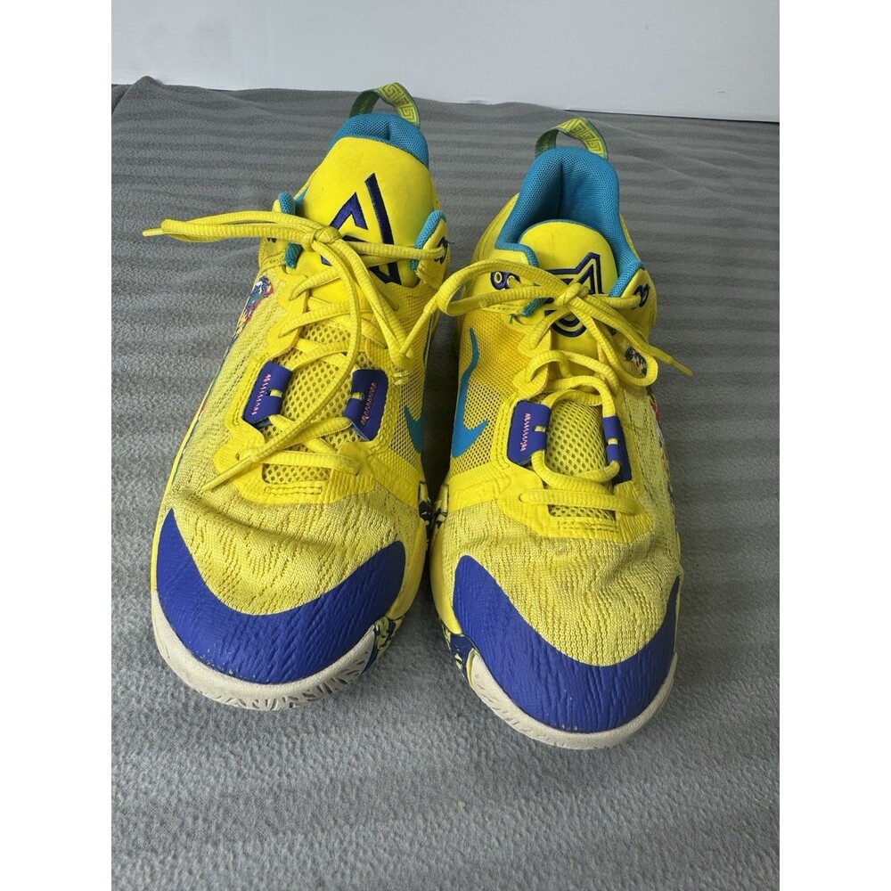 Nike Giannis Immortality 2 Yellow Blue Basketball Shoes Men’s Size 7